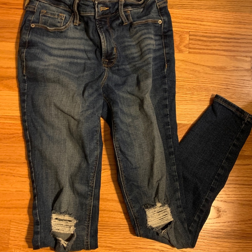 Old Navy Dark Wash High Rise Skinny Jeans